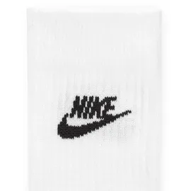 Nike Sportswear Everyday Essential Crew-Socken White/Black 38-42