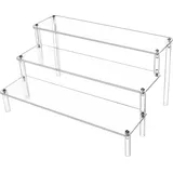 3-Stufig Acryl Display Ständer Transparent 30x21x15cm Figuren Schmuck