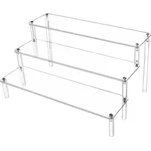 3-Stufig Acryl Display Ständer Transparent 30x21x15cm Figuren Schmuck