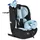 Moni Kindersitz i-Size i-Safe (76-150cm) Isofix, Top Tether, 13-fach verstellbar blau