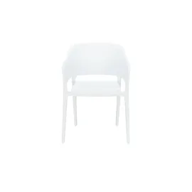 Möbel Kraft Lacona Stapelstuhl 55 x 54,5 x 77,5 cm schwarz/weiß