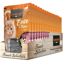 LEONARDO Frischebeutel Ente + Käse 16 x 85 g