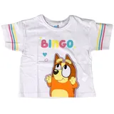 Bluey T-Shirt Bluey & Bingo Crop Top in Weiß | Gr.: 110