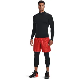 Under Armour HeatGear Armour Mock langarm Trainingsshirt Herren 001 black/white M