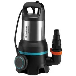 GARDENA Schmutzwasser-Tauchpumpe »25000«, 1100 W, Fördermenge: 25000 l/h - silberfarben