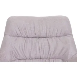Mendler Esszimmerstuhl HWC-J69 Samt creme-beige