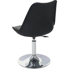 Mendler Drehstuhl Malmö T501 Kunstleder schwarz 2er Set