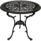 DEGAMO Lugano Gartentisch Ø 70 x 70 cm antik-grau