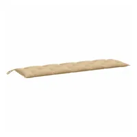 VidaXL Gartenbank-Auflage Melange Beige 180x50x7 cm Stoff