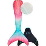 Meerjungfrauenflosse Limited Edition Bahama Blush für Kinder orange S (110/122)