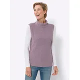 Classic Basics Pullunder CLASSIC BASICS "Pullunder", Damen, Gr. 52, lila (violett, meliert), 50% Baumwolle, 50% Polyacryl, meliert, Pullover Pullunder