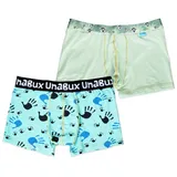 Unabux Retro Pants Boxer Briefs grün S 2er Pack