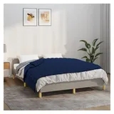 vidaXL Gewichtsdecke Blau 120x180 cm 9 kg Stoff