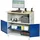 Certeo Werkzeugschrank Holz/Stahl B1100xT790xH1130mm grau