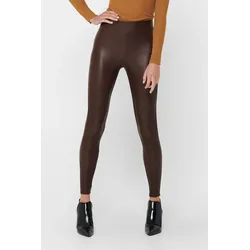 Kühle beschichtete Leggings - Schwarz - ONLY