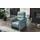 Hukla Sessel Corina Leder 92 x 112 x 90 cm Blau elektrisch