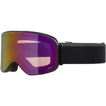 Alpina Slope Q-Lite Skibrille (Größe One Size, schwarz)