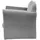 roba Kindersessel Lil Sofa 49 x 39 x 43 cm Textil grau/silber
