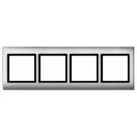 Merten Rahmen 4fach, aluminium