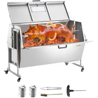 Vevor Lammgrill Spanferkelgrill Spießbratengrill 130 kg BBQ-Spießgrill (60 W)