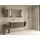Swiss Aqua Technologies Walk-In Duschtrennwand 90 x 200 cm Schwarz/Türkis Sicherheitsglas