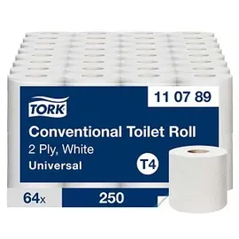 TORK Toilettenpapier Universal 2-lagig 64 Rollen à 250 Blatt