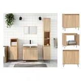 vidaXL Badschrank Sonoma-Eiche 58x33x60 cm Holzwerkstoff