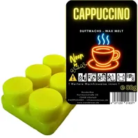 WonderWax Duftwachs WonderWax® Neon Duftriegel 6 x Duftwachs Kreise (Cappuccino), Duftrichtung: Cappuccino