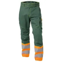 DASSY Warnschutzhose, FLASCHENGRÜN/NEONORANGE, Gr. 64
