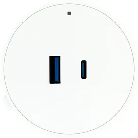Schwaiger Steckdosenadapter USB-C + A 20 W Weiß 1 St.