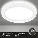 Briloner Slim LED Deckenleuchte 12W rund weiß