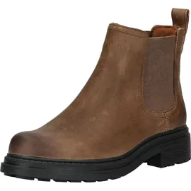 CLARKS Leder-Chelsea-Boots in Hellbraun | Gr.: 37,5