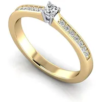 Verlobungsring VR05 750er Gelb-/Weiflgold - 6700