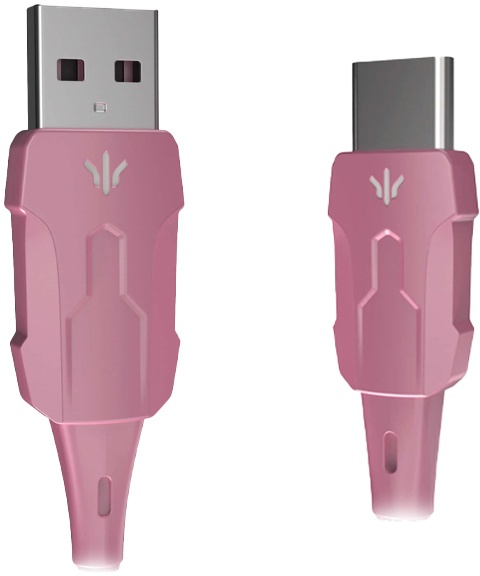 WLMouse Paracord USB-C Kabel - Rosa