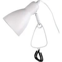 NÄVE Tischlampe Tischleuchte Klemmstrahler weiß Schlafzimmerlampe beweglich H 28