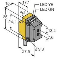 Turck Lichtleitersensor QS18VP6FP 3066224 1St.