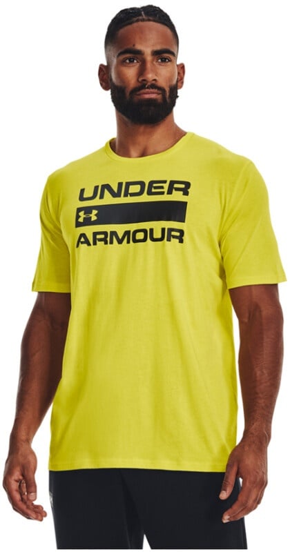 UNDER ARMOUR Team Issue Wordmark kurzarm Trainingsshirt Herren 799 - starfruit/black M