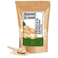 Oriental & Local Erdnüsse 500g - Erdnüsse Geröstet und Gesalzen - Erdnüsse Naturbelassen - 100% Naturprodukt - Nüsse Großpackung - Erdnüsse Gesalzen 0,5kg