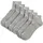 Puma Cushioned Quarter Socken 3-Paar Grau 43-46