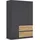 Rauch Drehtürenschrank Costa 136 x 197 x 54 cm Grau