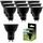 Lumiled 10x Led-lampe GU10 3W = 270lm 6500K Kaltweiß Schwarz Lumiled