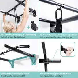 PULLUP & DIP Klimmzugstange Schwarz