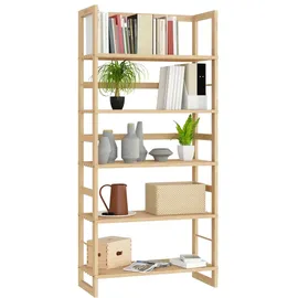 CASARIA Öland Standregal 136 x 58 x 27 cm Braun