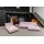 KAWOLA Drehsessel VIVIEN Cord 80 x 90 x 90 cm Rosa drehbar