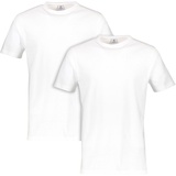 LERROS T-Shirt, (Packung, 2 tlg.), weiß