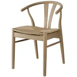 Hammel Furniture Stuhl Frida, Esszimmerstuhl, Wohnzimmerstuhl, Massivholz, gepolsterte Sitzfläche, versch. Farbvarianten beige