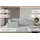 altdecor Ecksofa Cord mit Schlaffunktion 2-Sitzer Grau