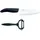 Kyocera GEN Cut & Peel Set Keramik Santoku Messer mit Schäler 14 cm Schwarz