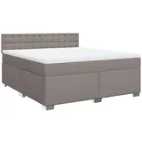 vidaXL Boxspringbett 180 x 200 cm Schwarz