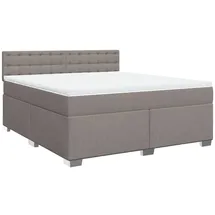 vidaXL Boxspringbett 180 x 200 cm Schwarz